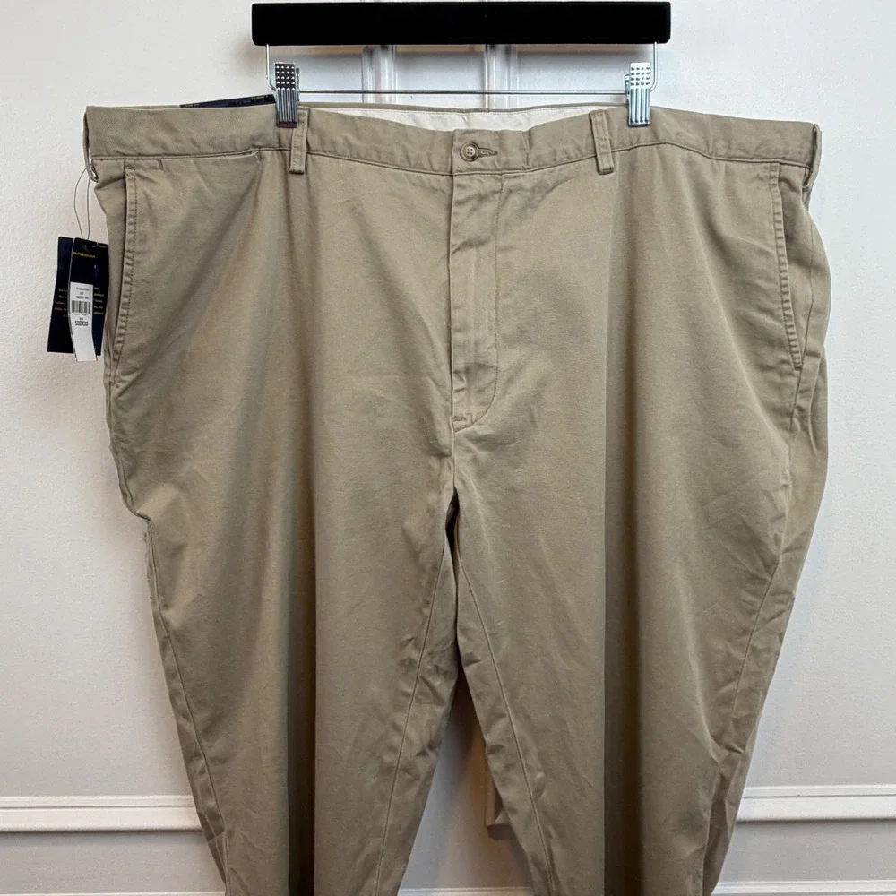 Polo Ralph Lauren Mens Hudson Tan Classic Fit Chino Pants 50BX30 NWT‎